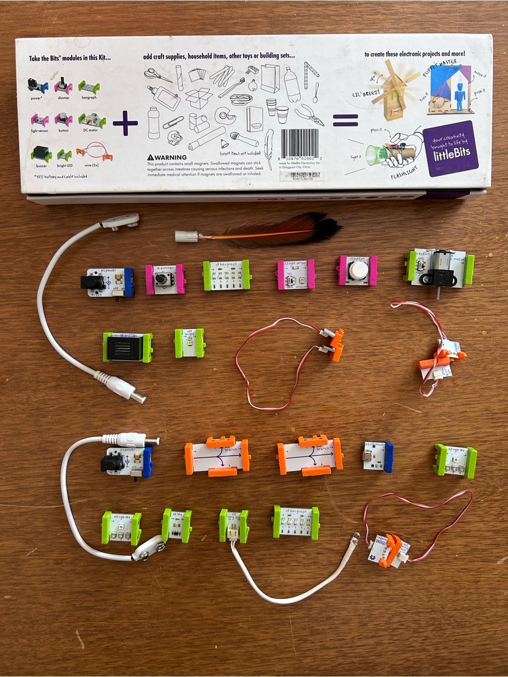 littleBits Base Kit + more Electronic Module Set - Picture 2 of 3